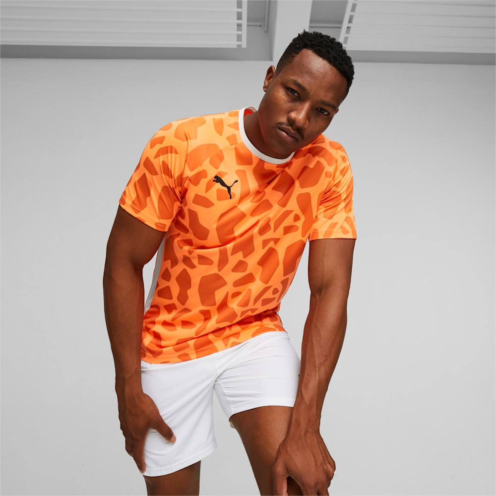 Puma teamLIGA Graphic Shirt - Ultra Orange-Cayenne Pepper