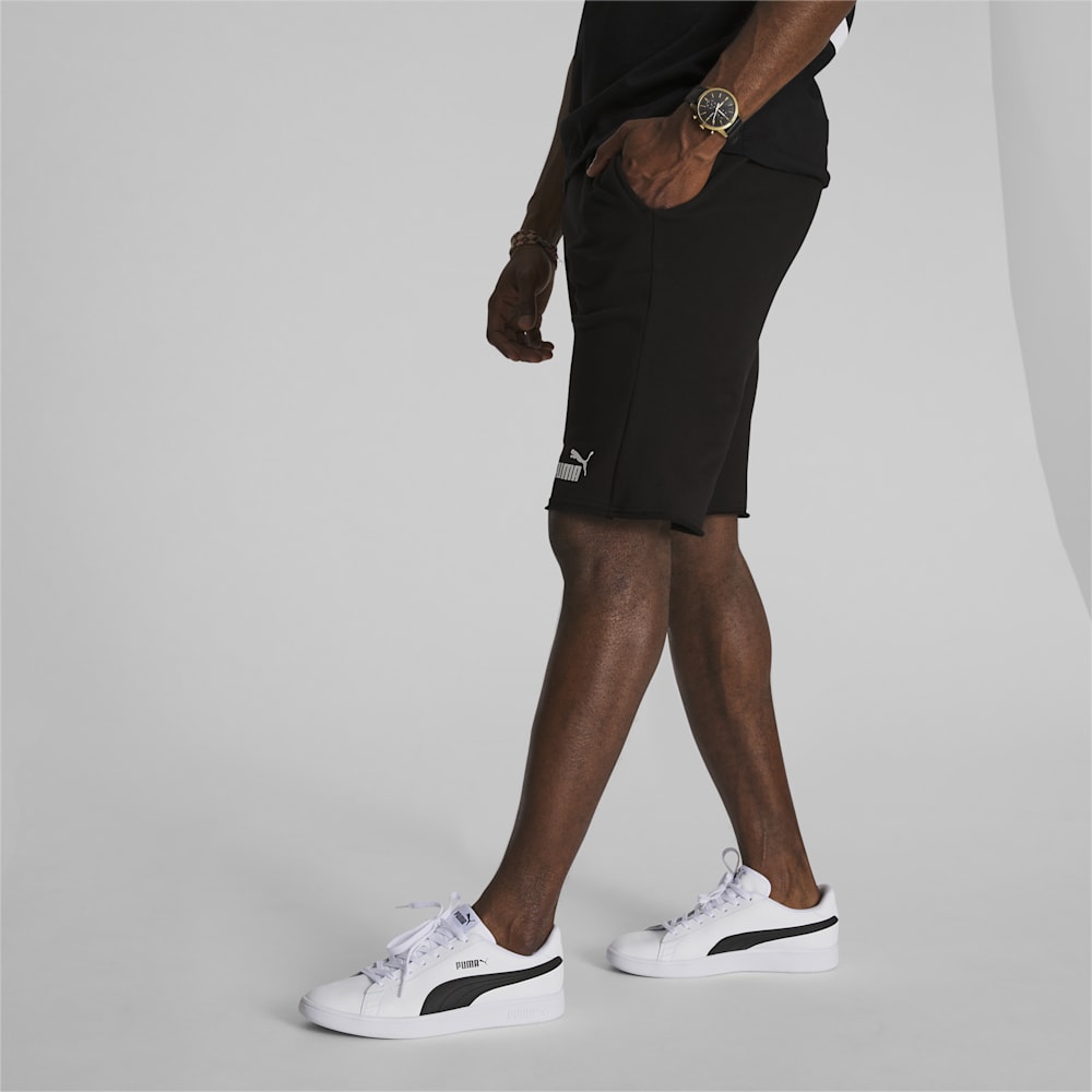 Puma Essentials+ 12" Shorts - Cotton Black-White