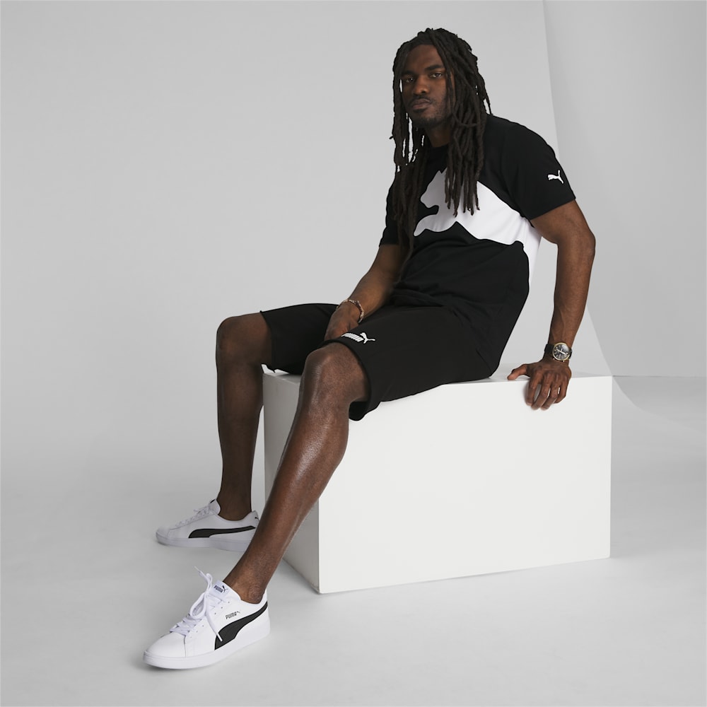 Puma Essentials+ 12" Shorts - Cotton Black-White