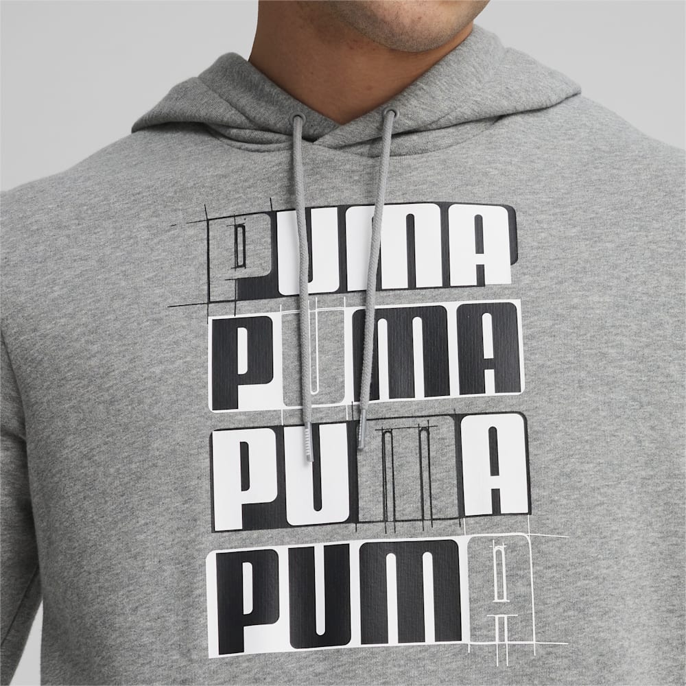 Puma ESS+ LOGO LAB Hoodie - Medium Gray Heather