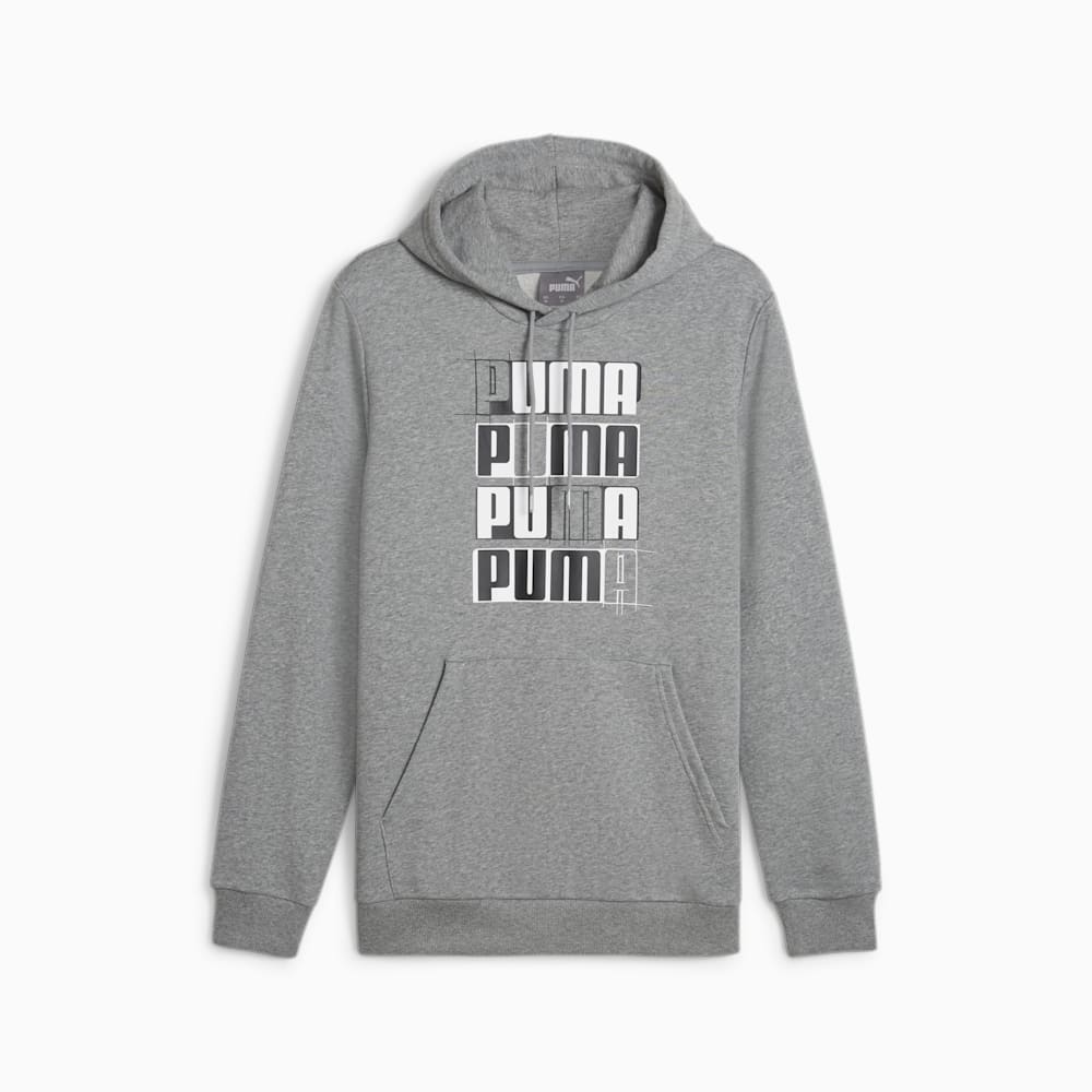 Puma ESS+ LOGO LAB Hoodie - Medium Gray Heather