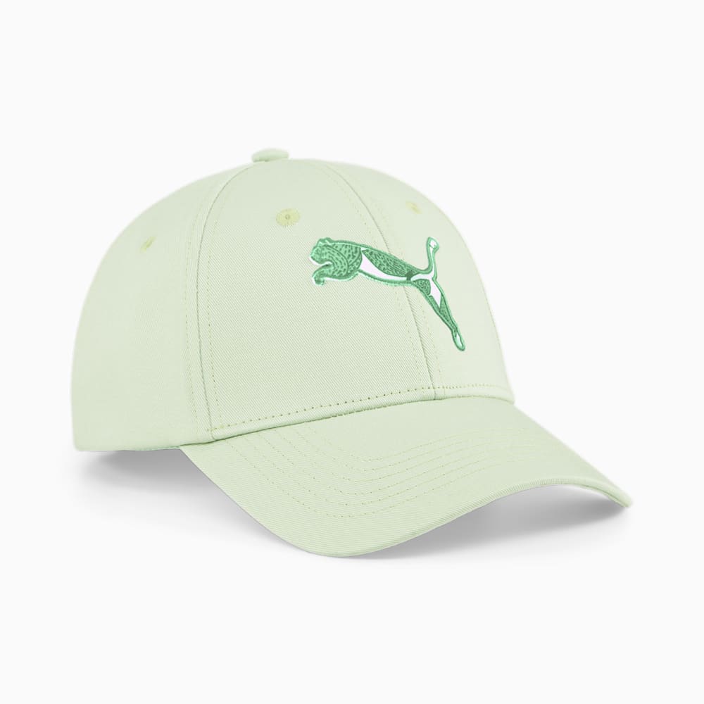 Puma ESS+ Blossom Baseball Cap - Pure Green-Archive Green