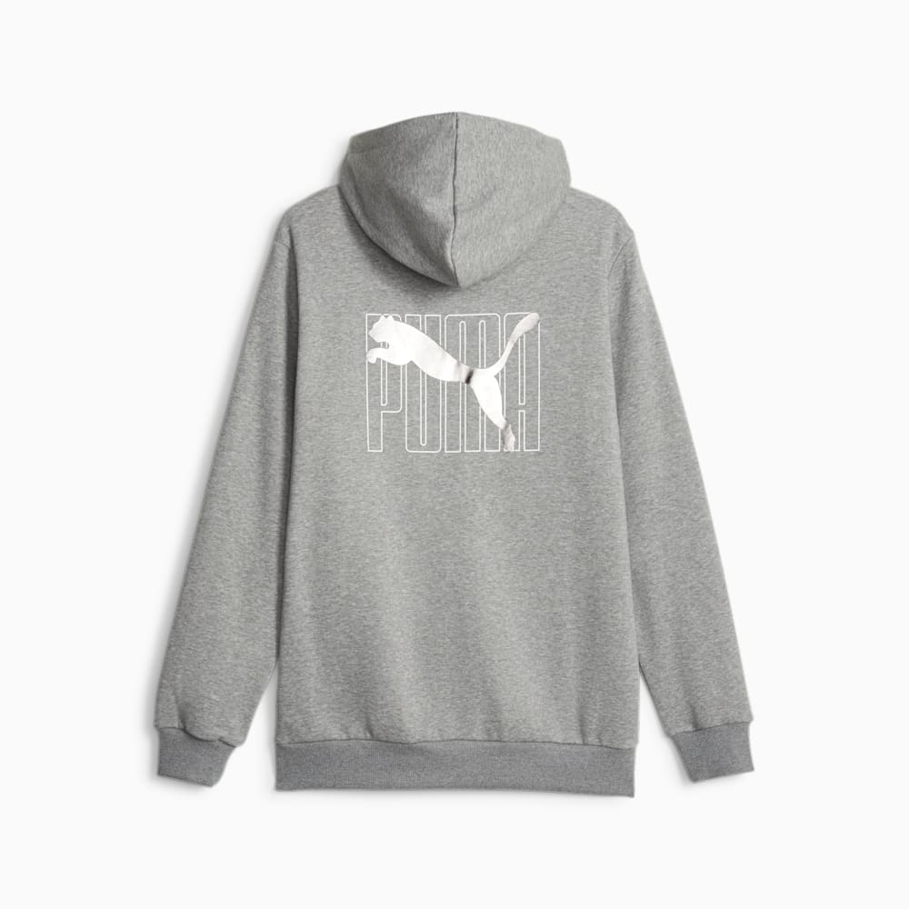 Puma ESS+ Full Zip Hoodie - Medium Gray Heather