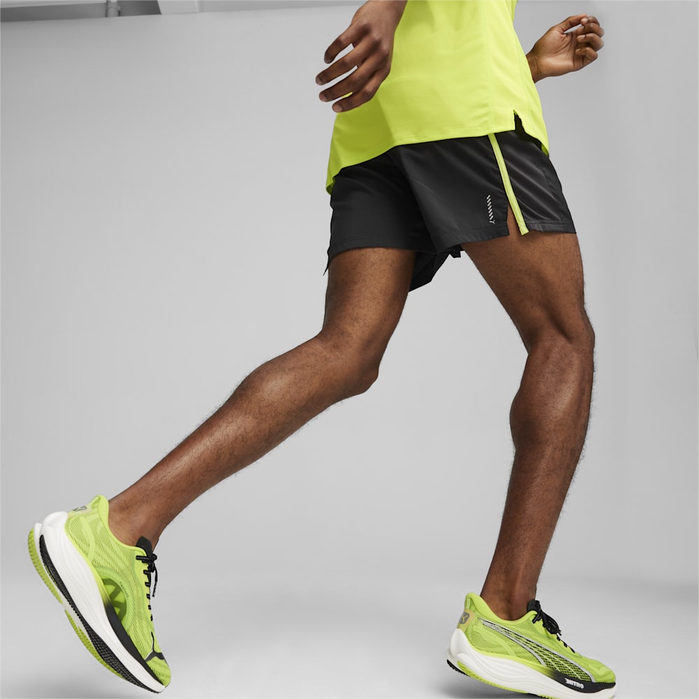 Puma RUN FAVORITE VELOCITY 5" Shorts - Black-Lime Pow