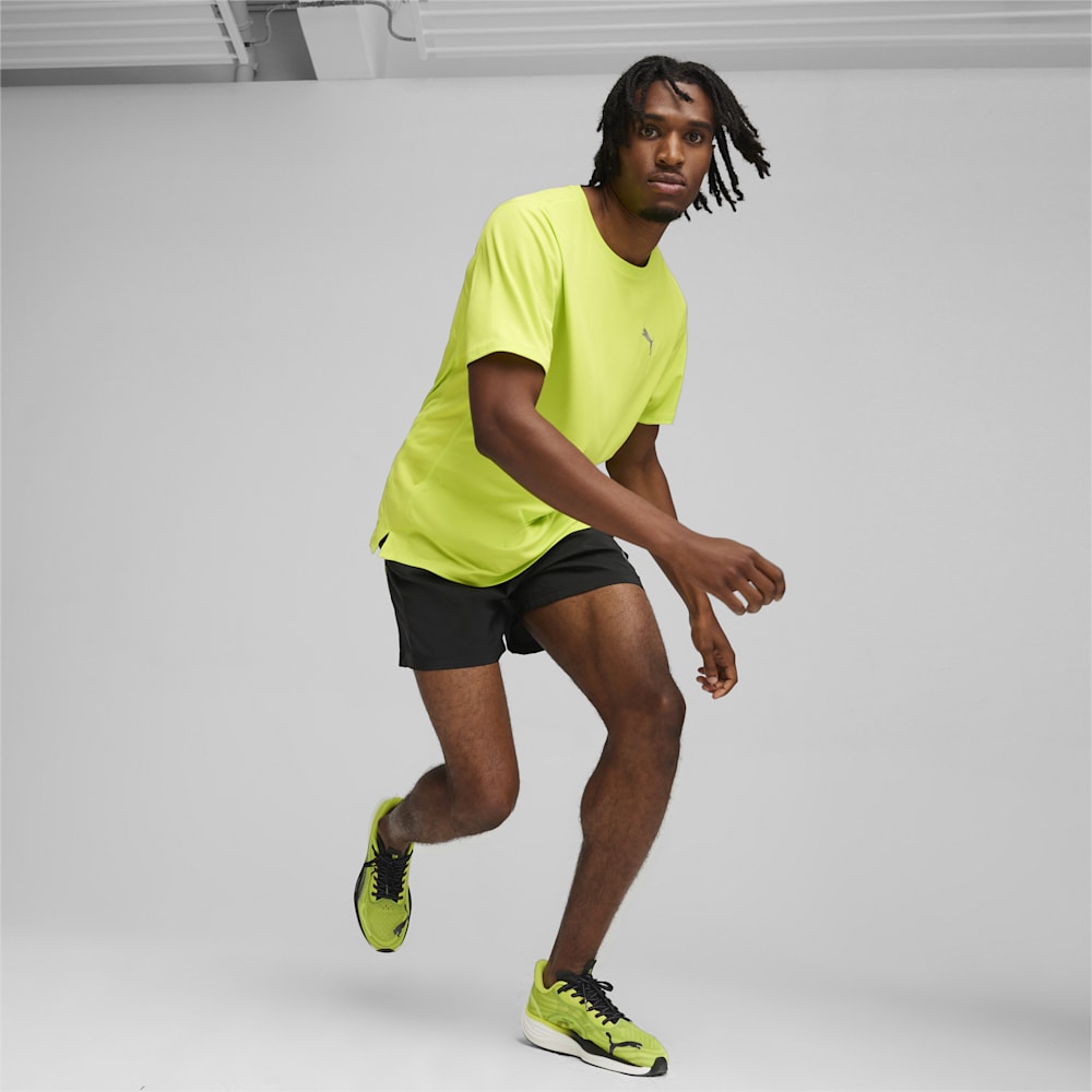 Puma RUN FAVORITE VELOCITY 5" Shorts - Black-Lime Pow