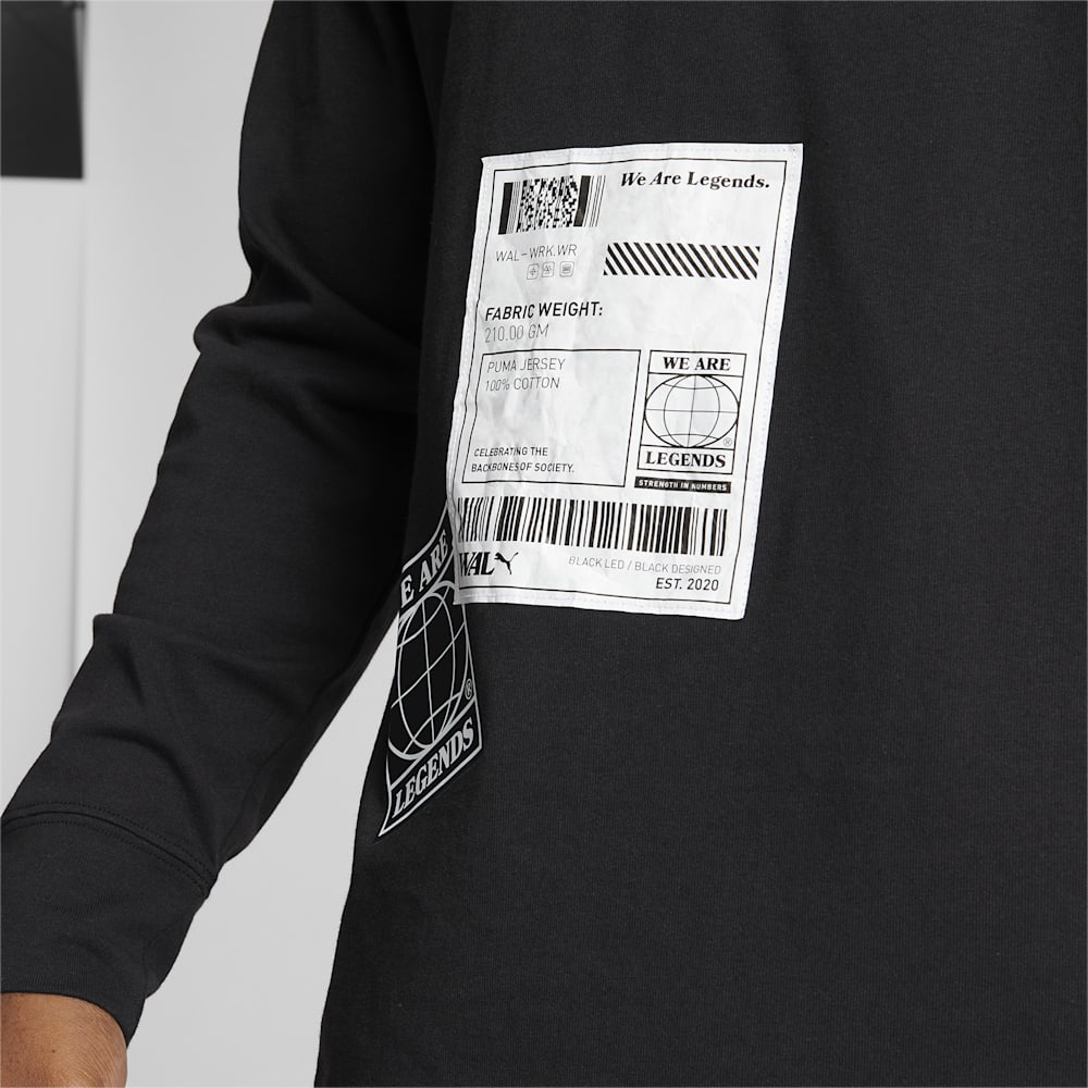 Puma We Are Legends WRK.WR Long Sleeve Tee - Black