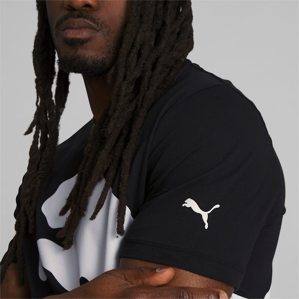 Puma Oversized Logo Tee - Black