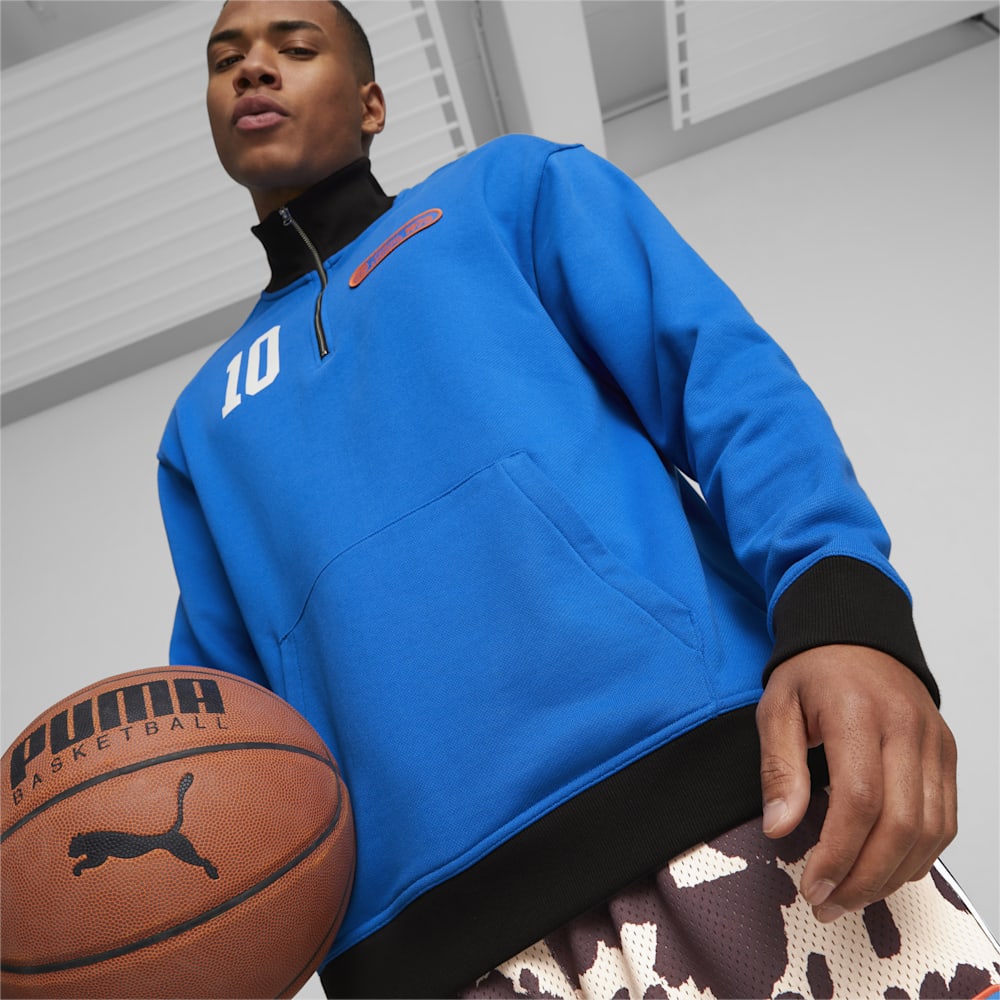 Puma Clyde's Closet Basketball Pullover - Racing Blue