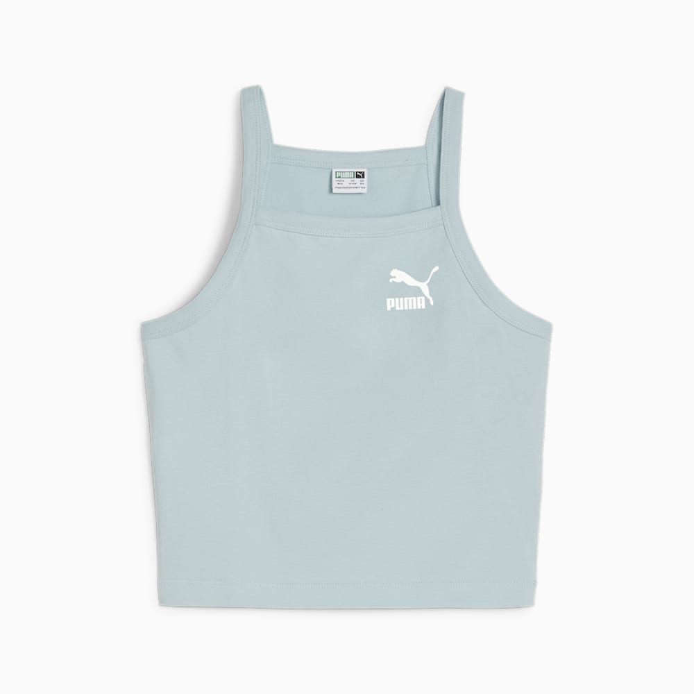 Puma CLASSICS Big Kids Tank - Turquoise Surf