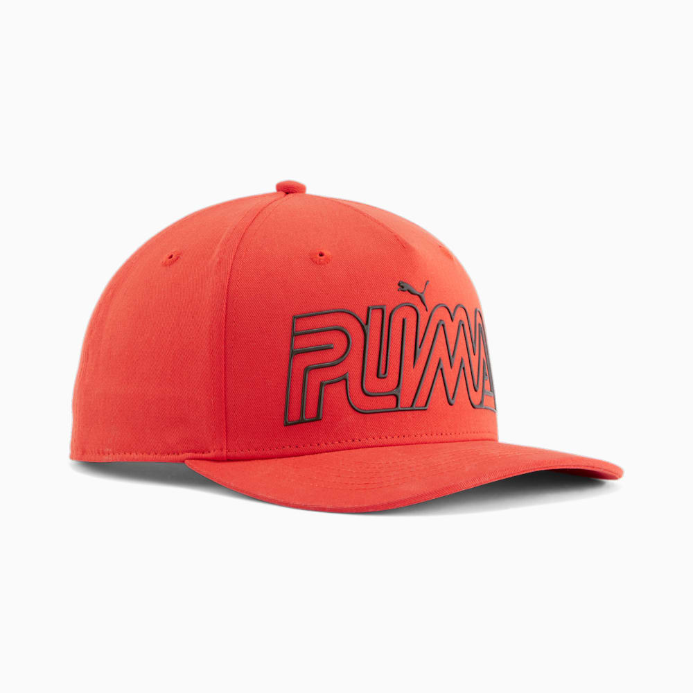 Puma Outline Adjustable Cap - DARK ORANGE