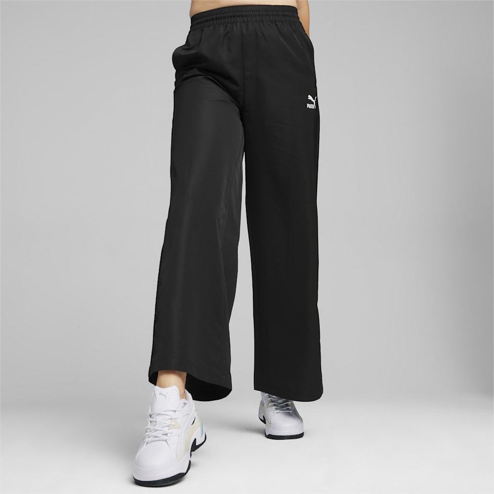 Puma T7 Relaxed Track Pants - Black