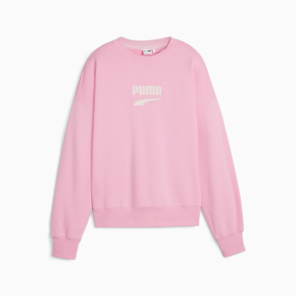 Puma DOWNTOWN Oversized Crew - Pink Lilac