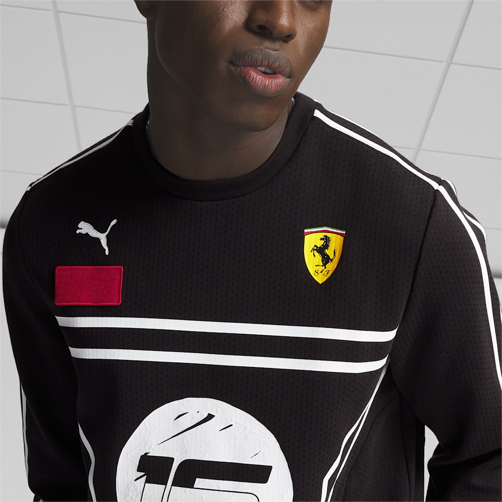 Puma SCUDERIA FERRARI x JOSHUA VIDES Mesh Shirt - Black