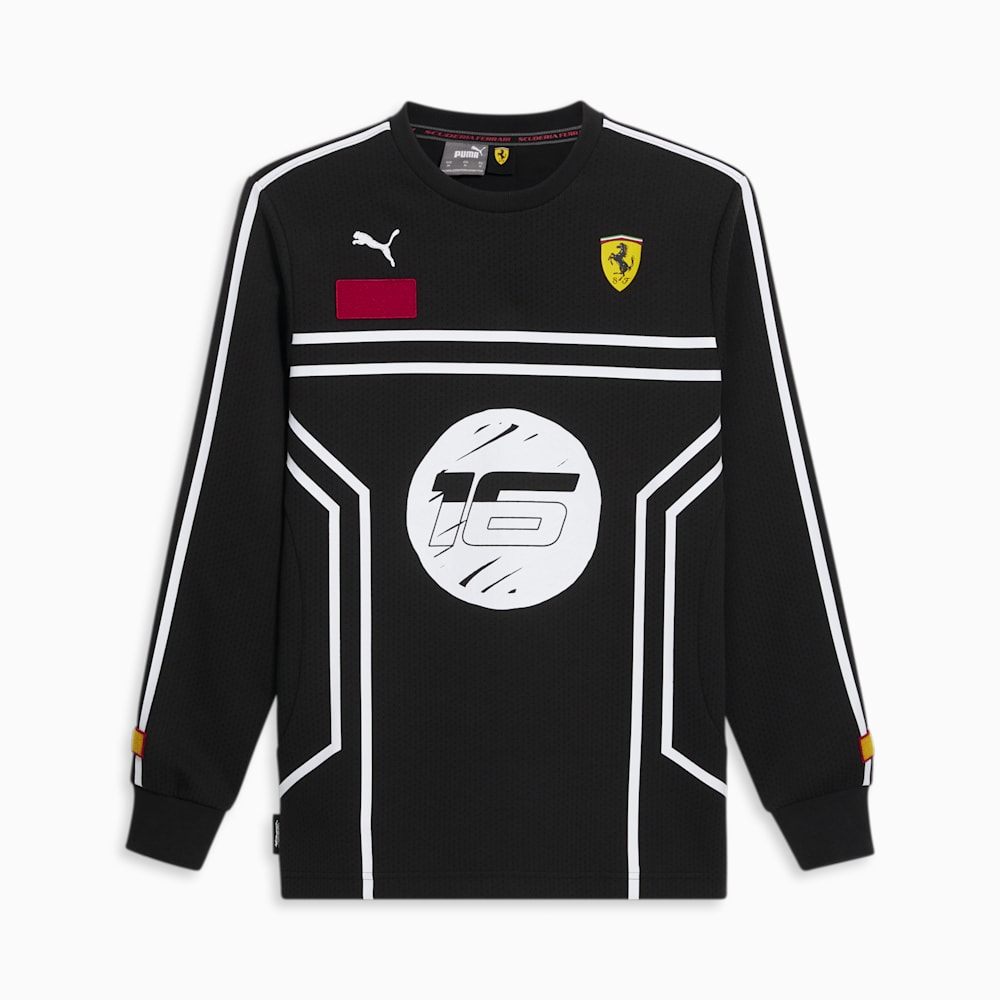 Puma SCUDERIA FERRARI x JOSHUA VIDES Mesh Shirt - Black