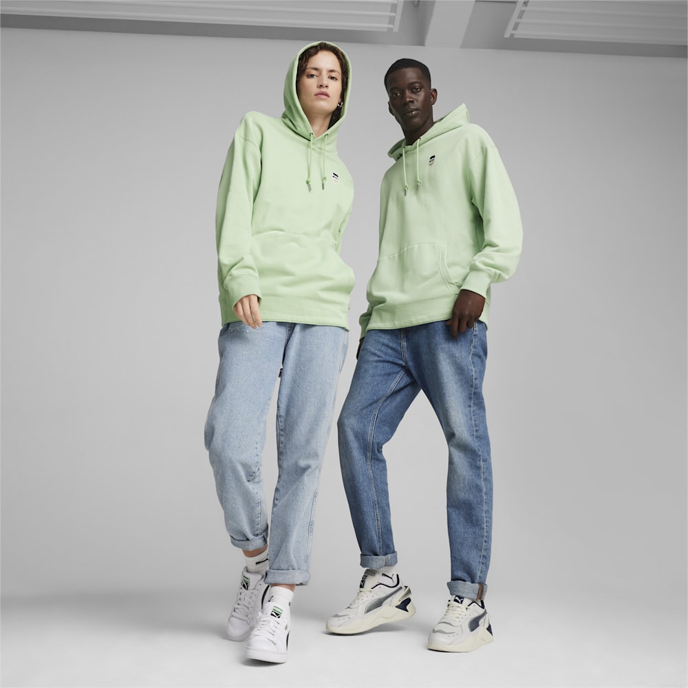 Puma DOWNTOWN 180 Hoodie - Pure Green