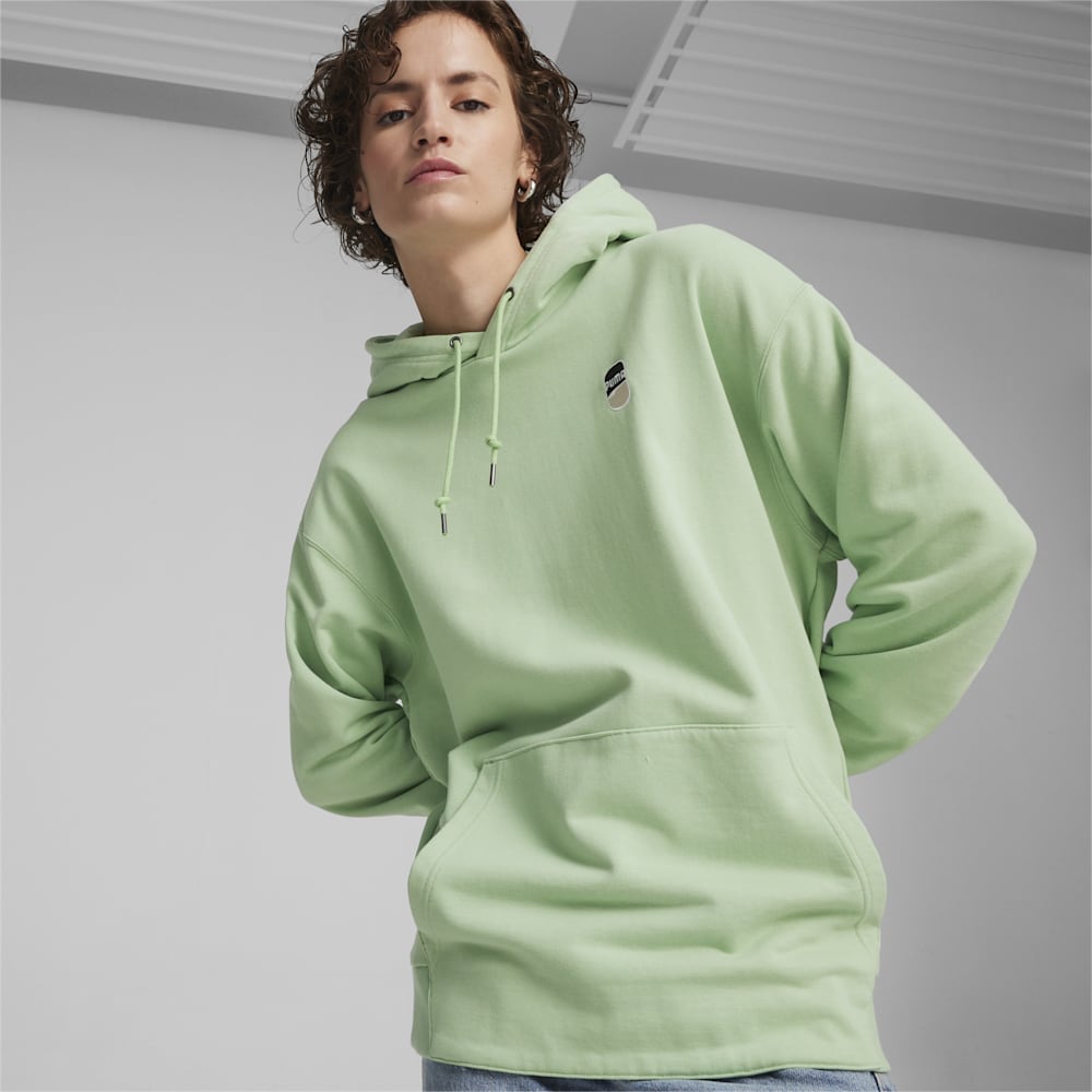 Puma DOWNTOWN 180 Hoodie - Pure Green