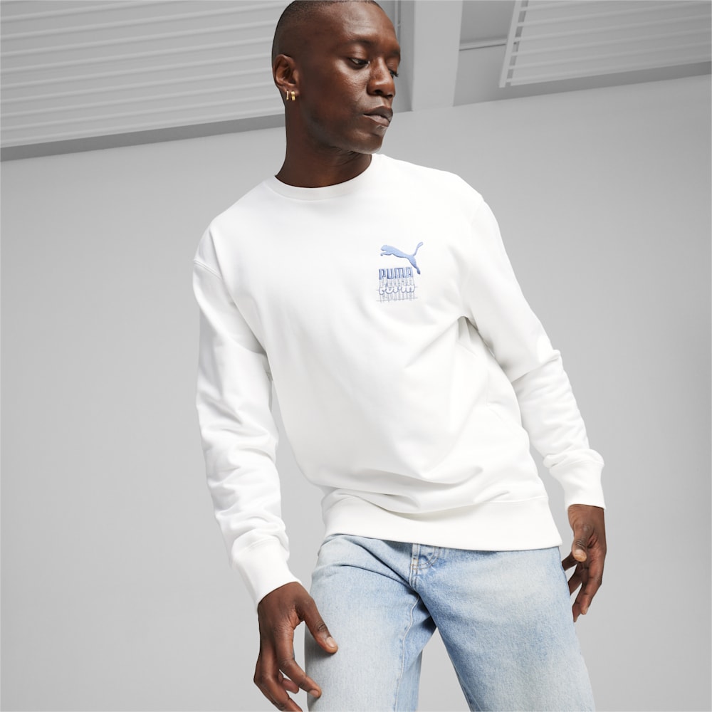 Puma BRAND LOVE Crew - White