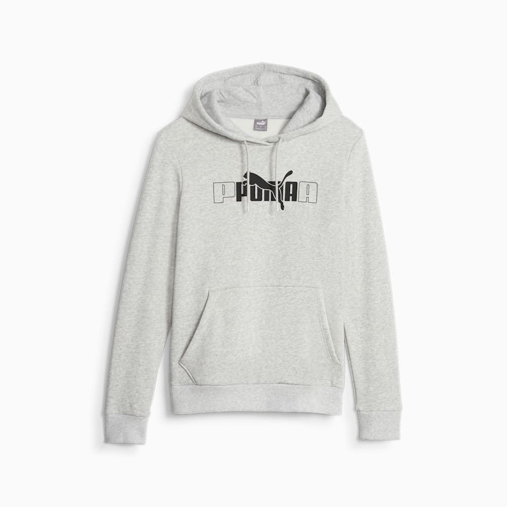 Puma ESS+ LOGO LAB Hoodie - Light Gray Heather