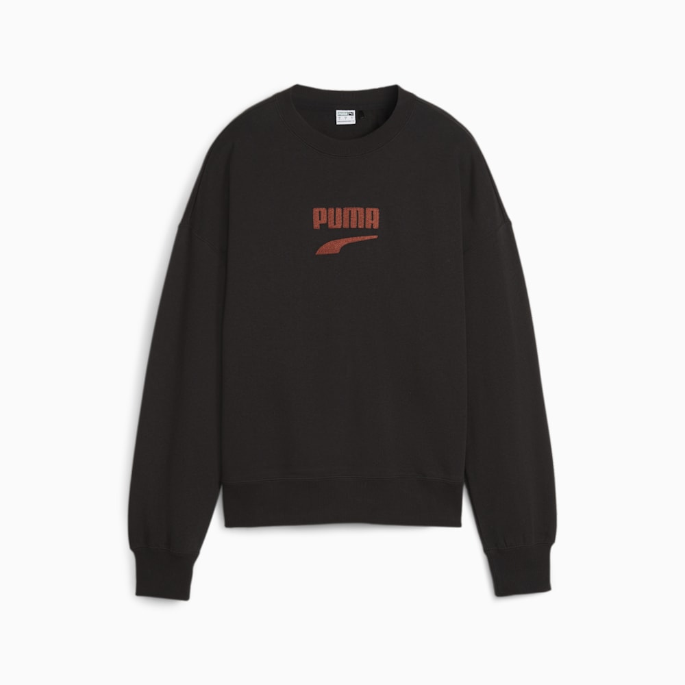 Puma DOWNTOWN Oversized Crew - Black