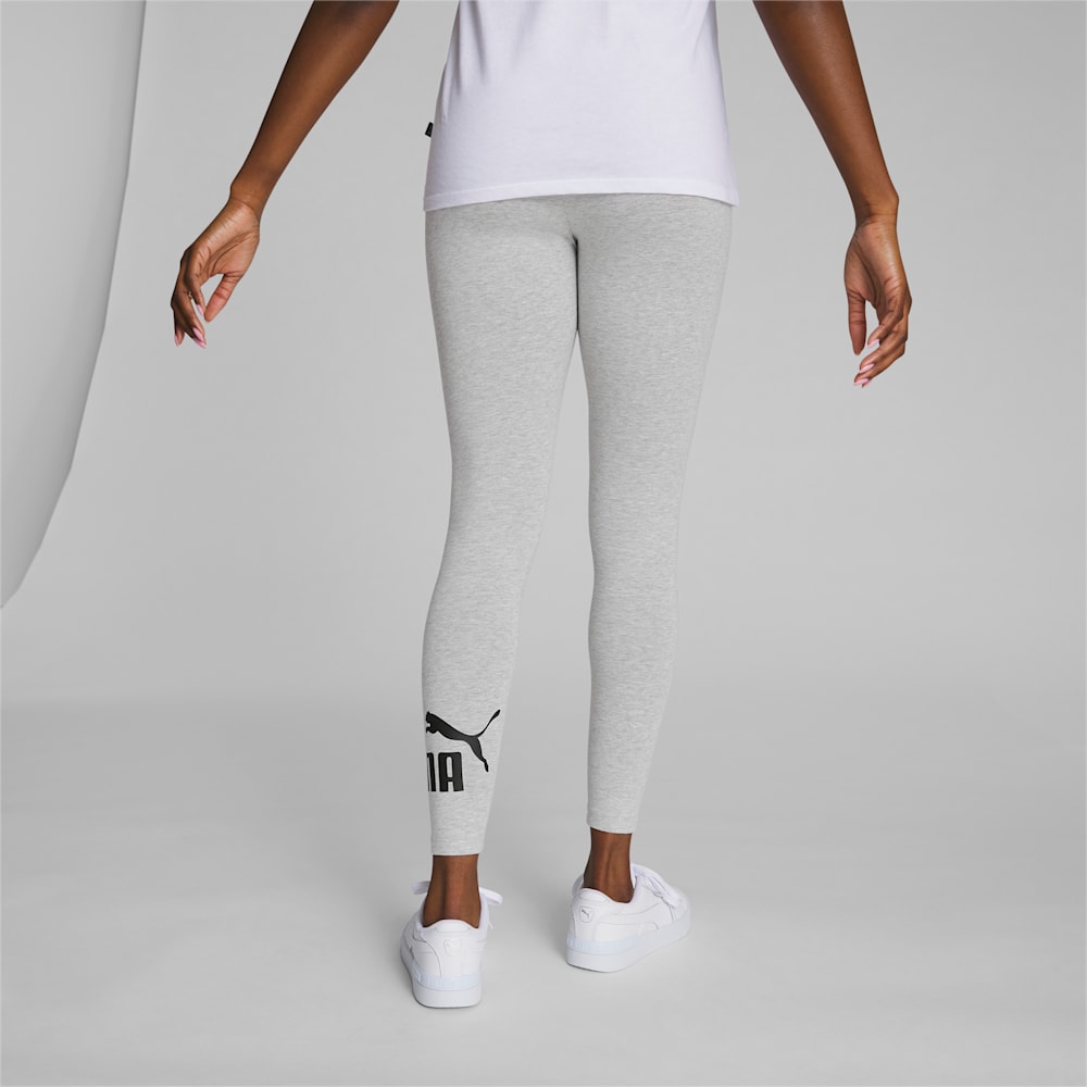 Puma Essentials Logo Leggings - Light Gray Heather