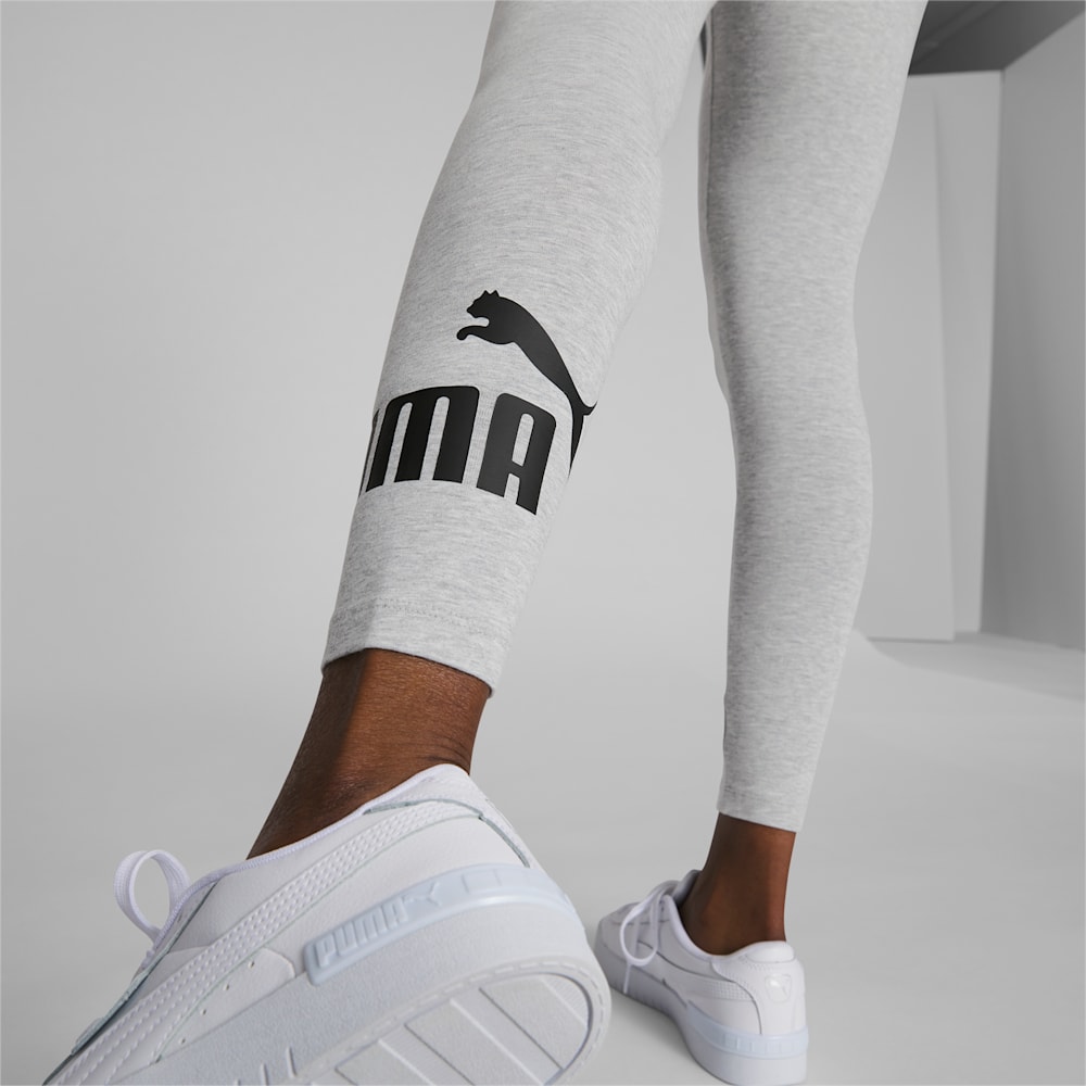 Puma Essentials Logo Leggings - Light Gray Heather