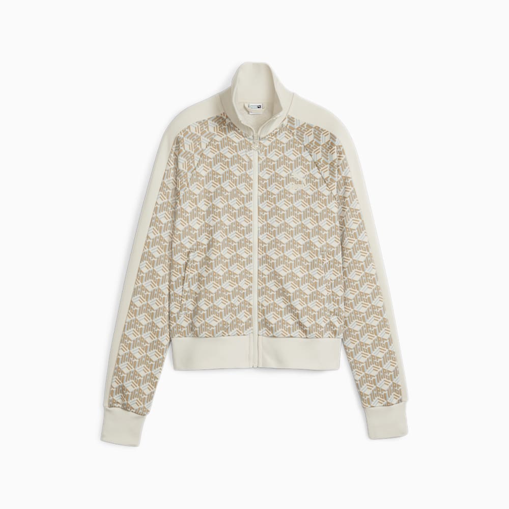 Puma T7 Track Jacket - Prairie Tan-AOP