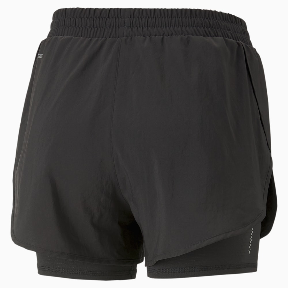 Puma Run Favorite Woven 2-in-1 Running Shorts - Black