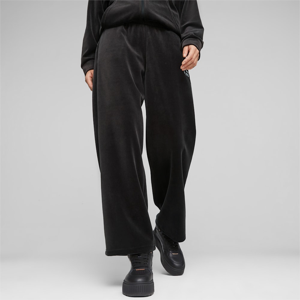 Puma Essentials Elevated Straight Leg Pants - Black