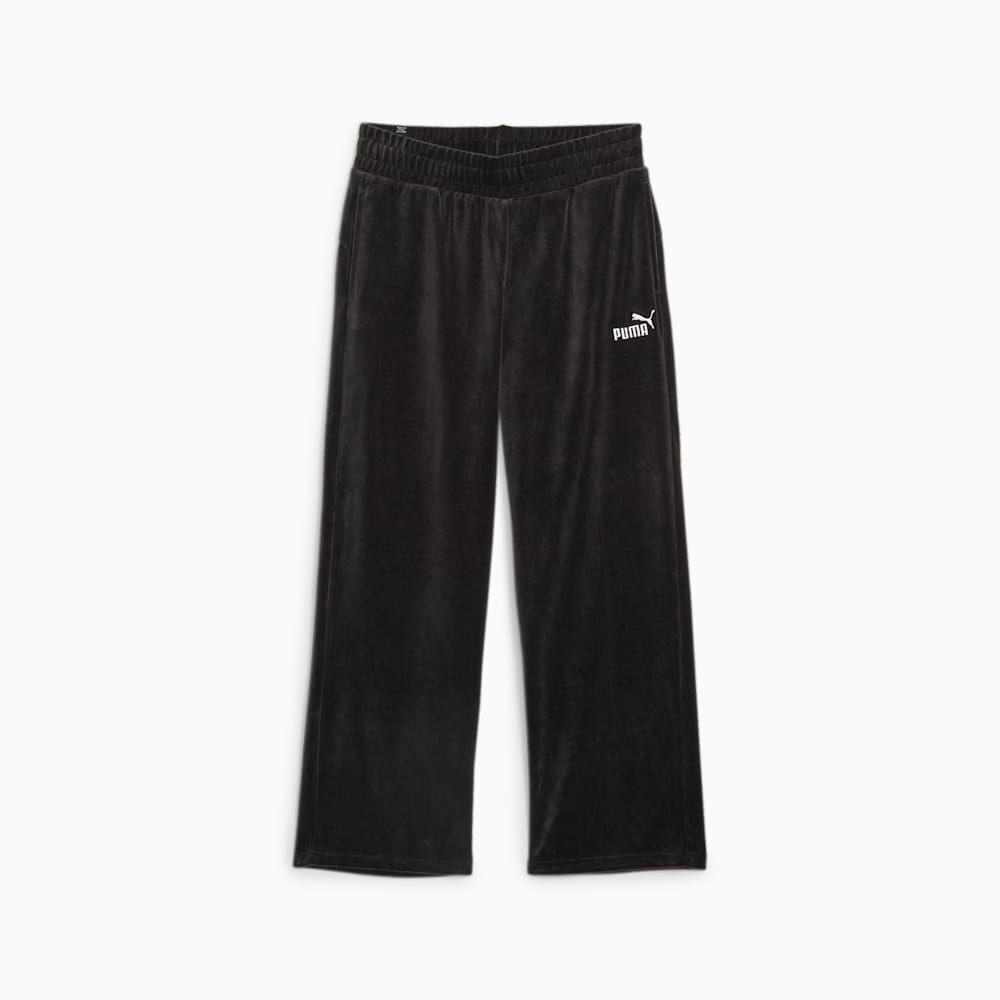 Puma Essentials Elevated Straight Leg Pants - Black