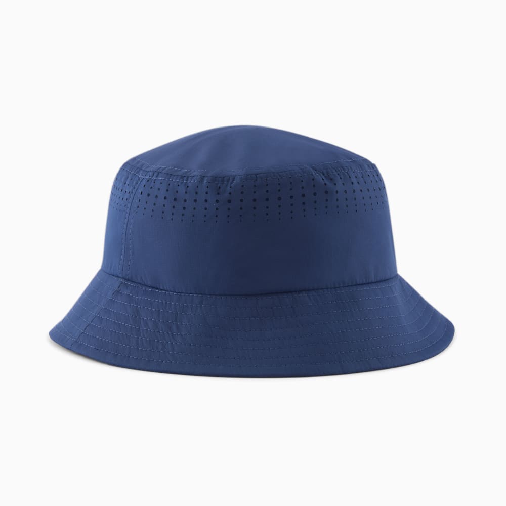 Puma Split Vent Bucket Hat - BLUE/TAN