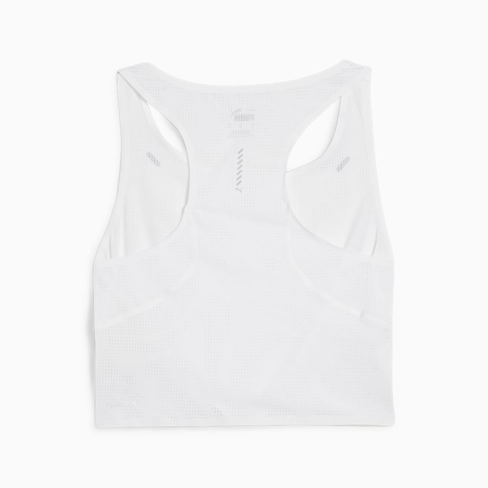 Puma RUN ULTRASPUN Running Crop Top - White