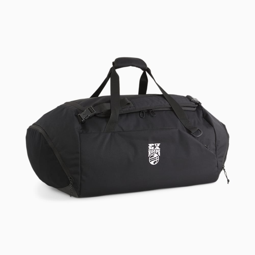 Puma Basketball Pro Duffel Bag - Black-White