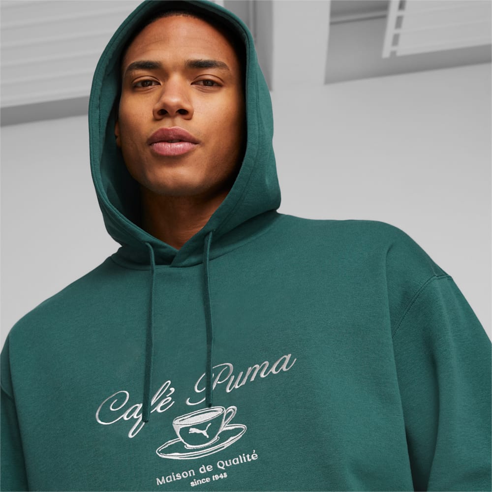 Puma CLASSICS CAFE PUMA Hoodie - Malachite