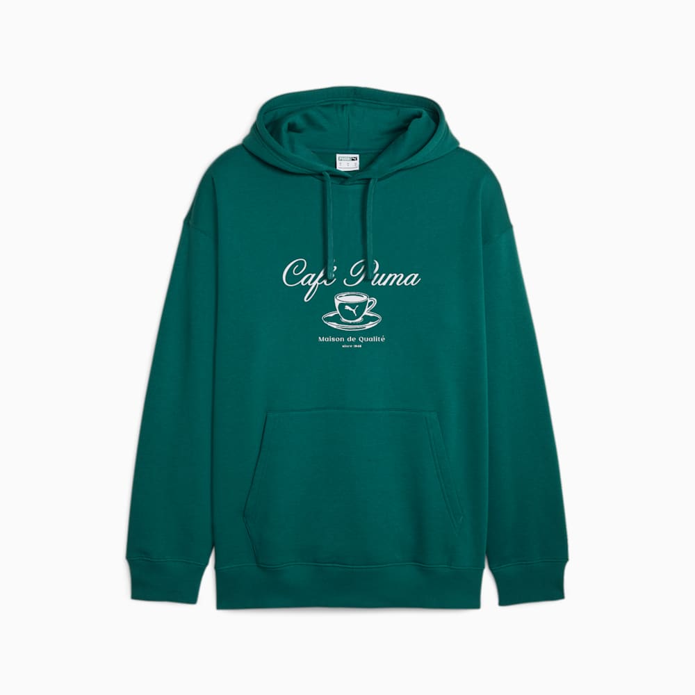 Puma CLASSICS CAFE PUMA Hoodie - Malachite