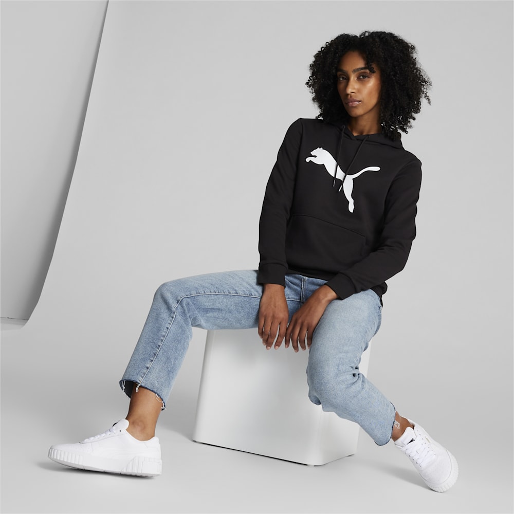 Puma Essentials Big Cat Logo Hoodie - Black