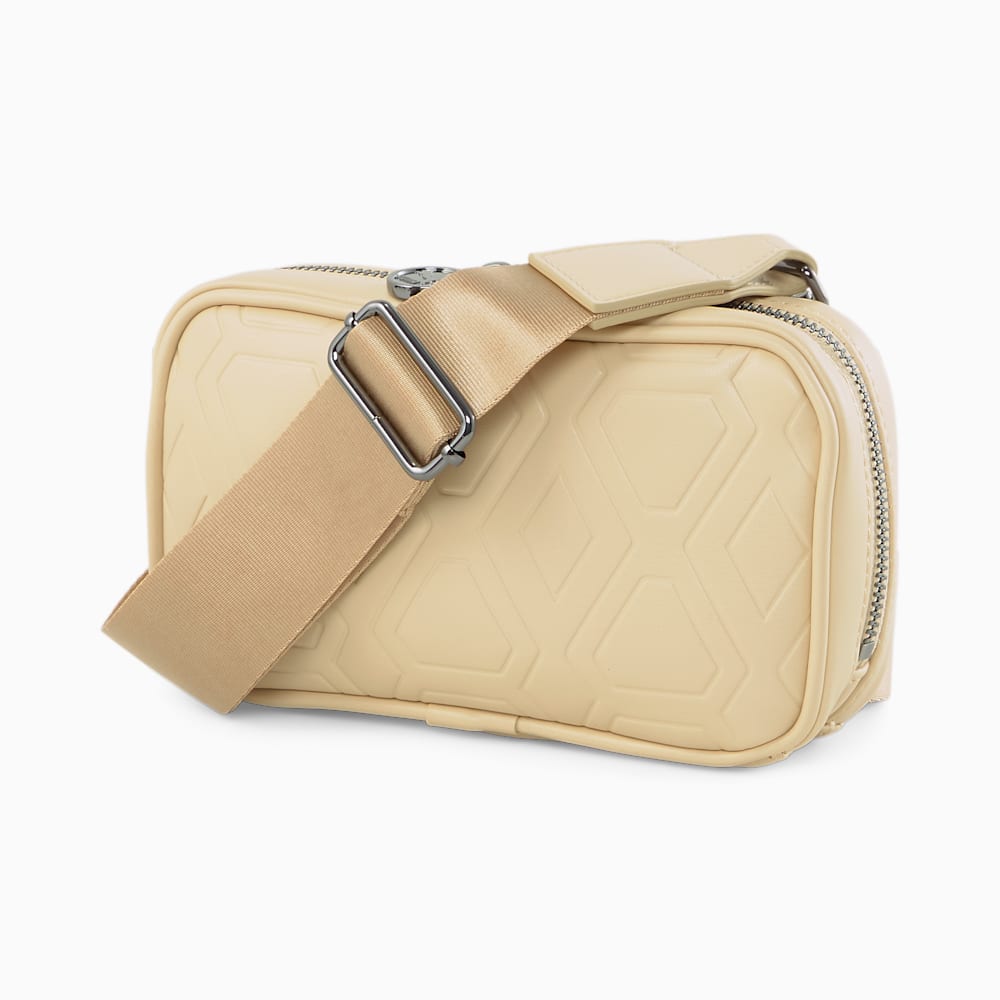 Puma LUXE SPORT Boxy Waist Bag - Light Sand-AOP