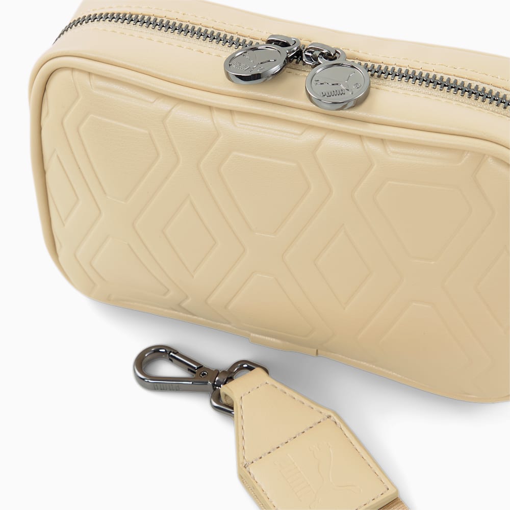 Puma LUXE SPORT Boxy Waist Bag - Light Sand-AOP