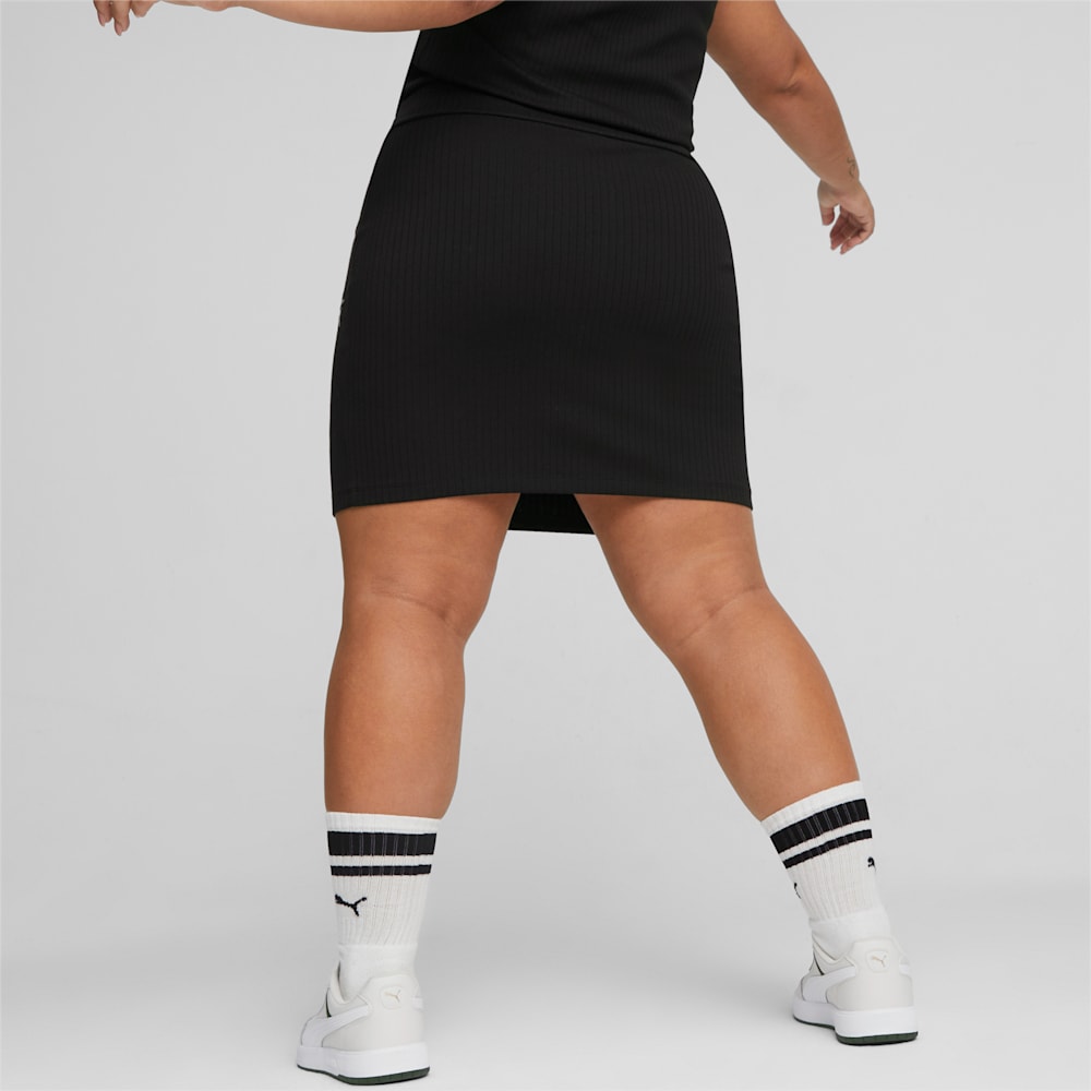 Puma Classics Ribbed Skirt - Black