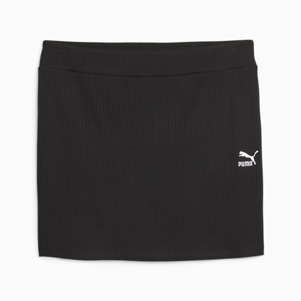 Puma Classics Ribbed Skirt - Black