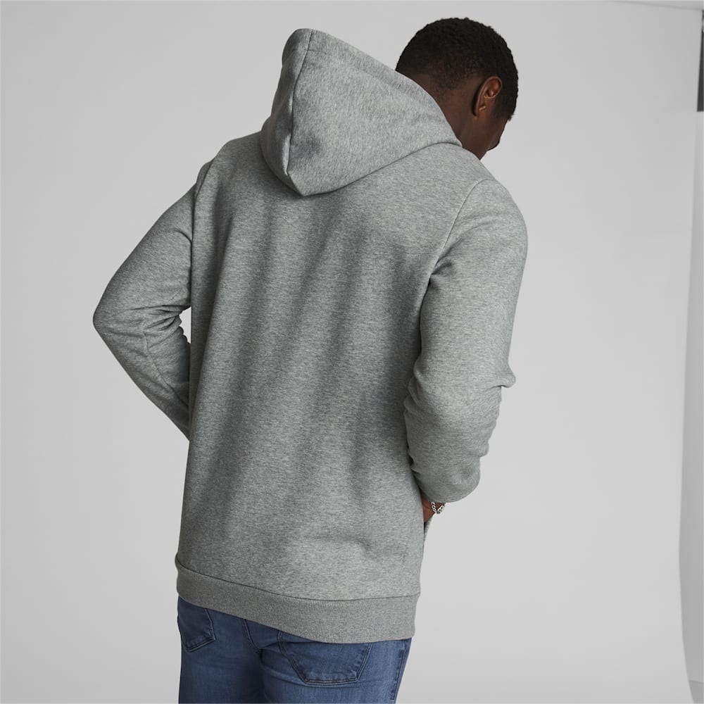 Puma Big Cat Logo Hoodie - Medium Gray Heather