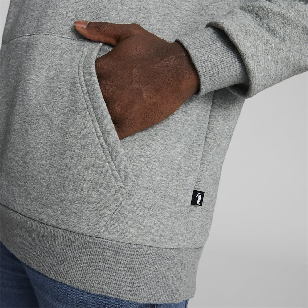 Puma Big Cat Logo Hoodie - Medium Gray Heather