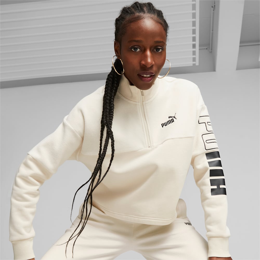 Puma POWER Colorblock Sweatshirt - Alpine Snow