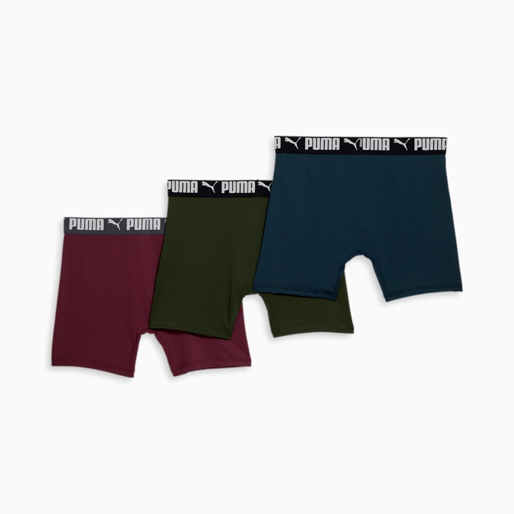 Puma Athletic Boxer Briefs (3 Pack) - GREEN / BLUE