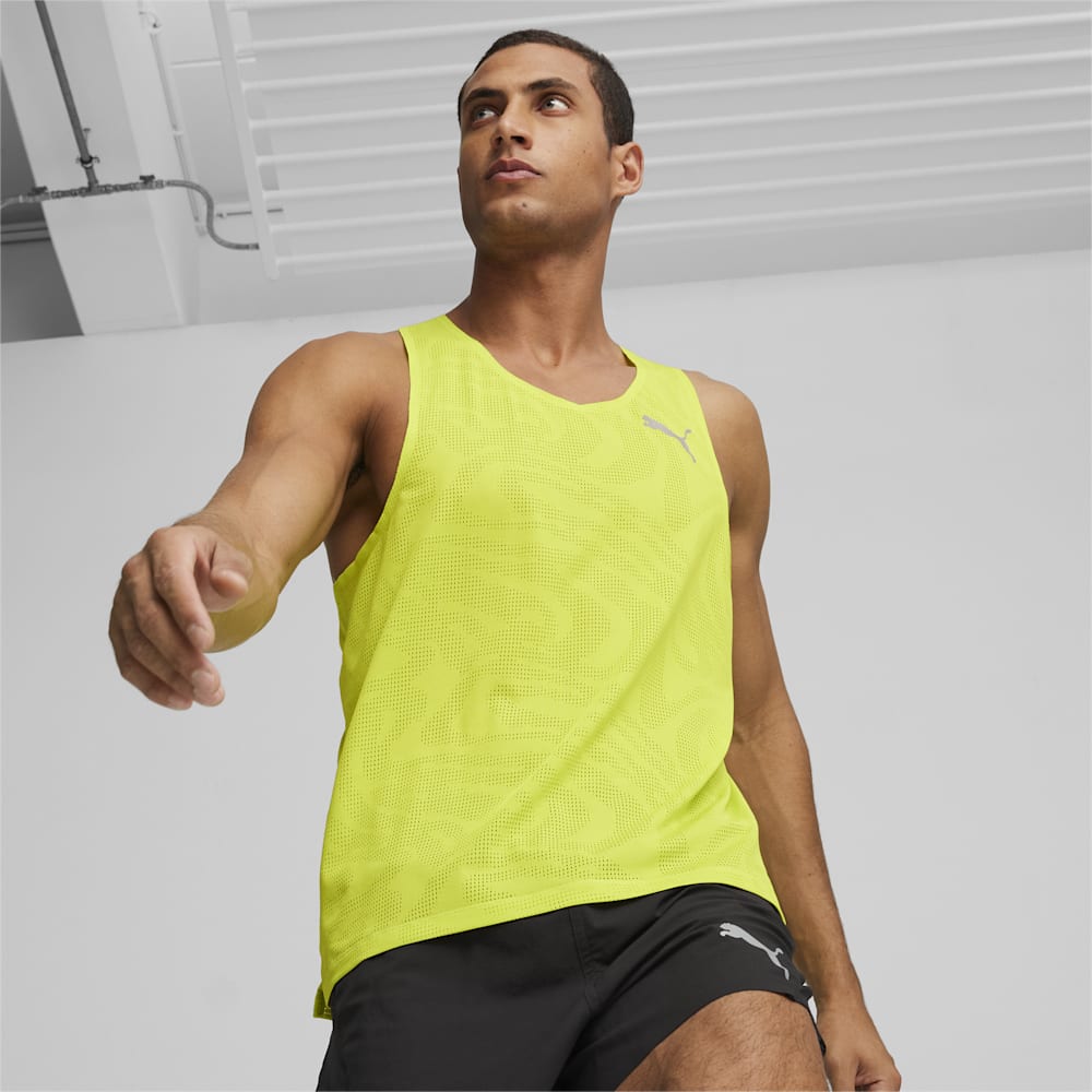 Puma RUN ULTRASPUN Running Singlet - Lime Pow