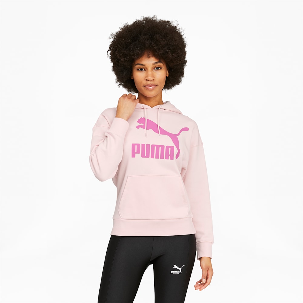 Puma Classics Logo Hoodie - Chalk Pink