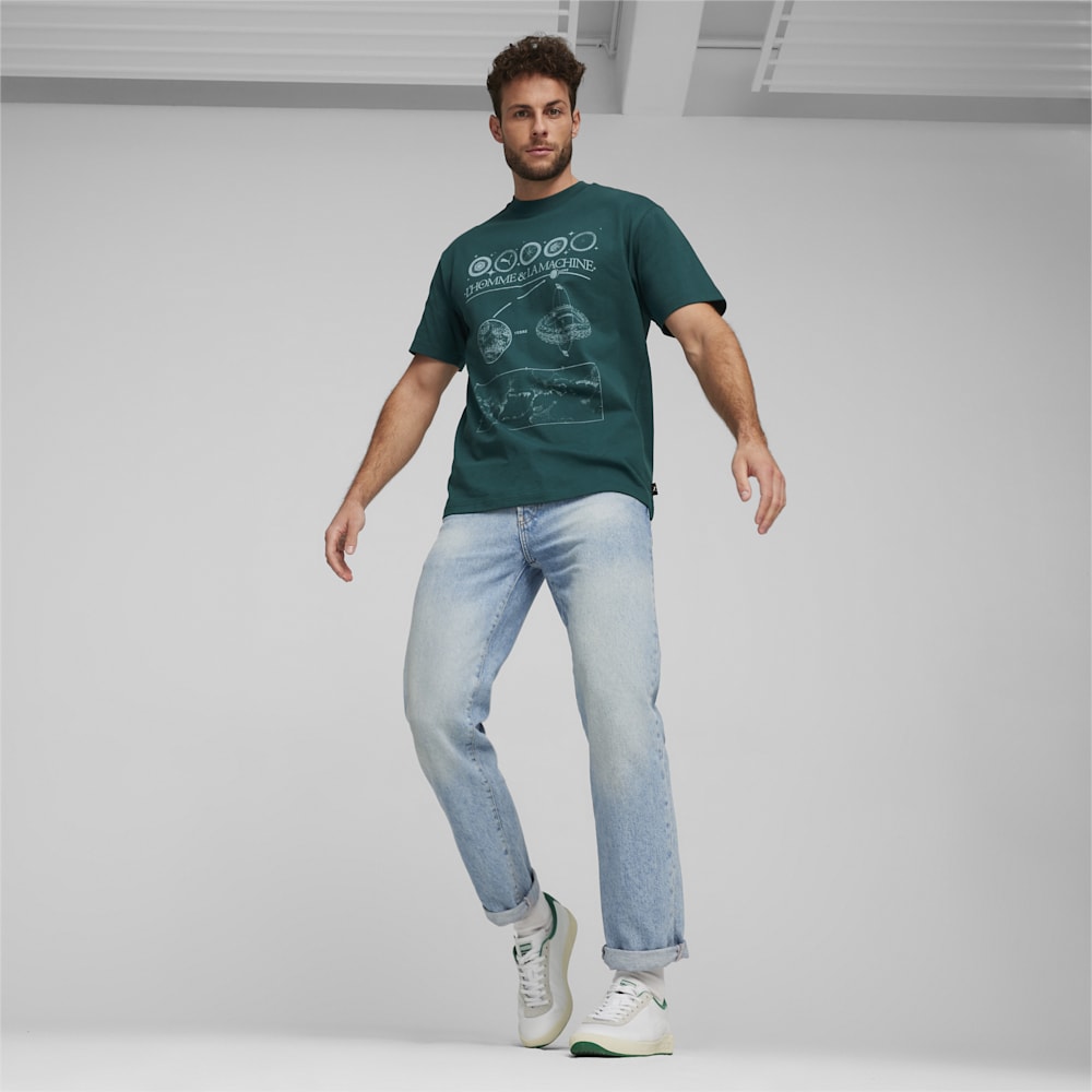 Puma GRAPHICS L\'Homme La Machine Tee - Malachite