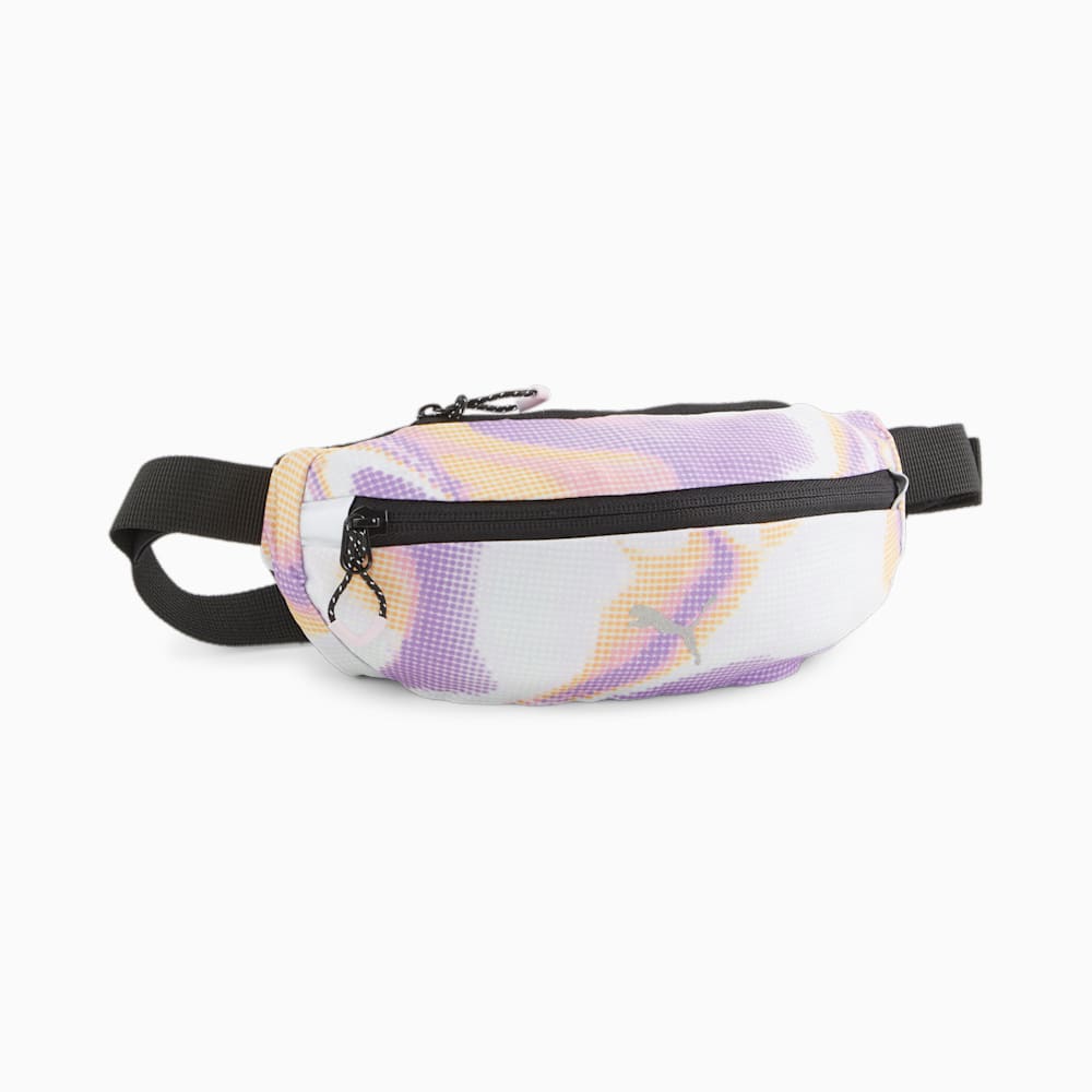 Puma PR Classic Running Waist Bag - White-Grape Mist-AOP