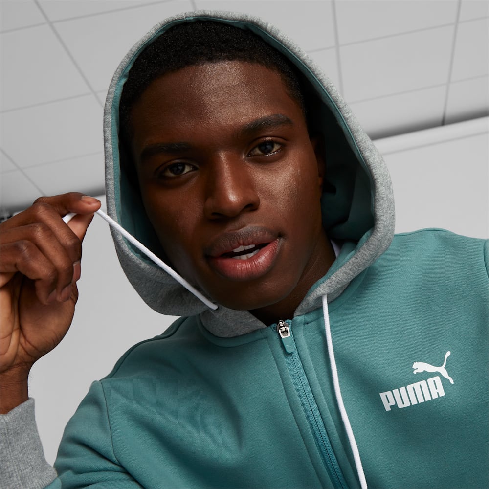 Puma Colorblock Hoodie - Adriatic