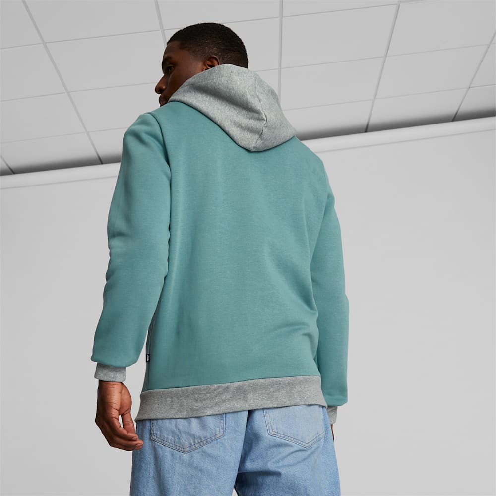 Puma Colorblock Hoodie - Adriatic