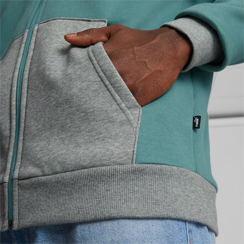 Puma Colorblock Hoodie - Adriatic